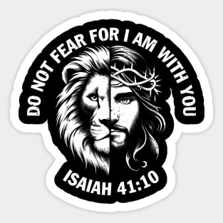 Lion of Judah Christian Jesus and Lion Courage Isaiah Sticker